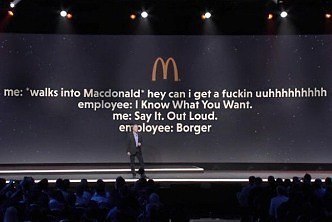 walks into hey cani а fuckin uuhhhhhhhhh employee: Know What You Want. me: Say It. Out Loud. Borger