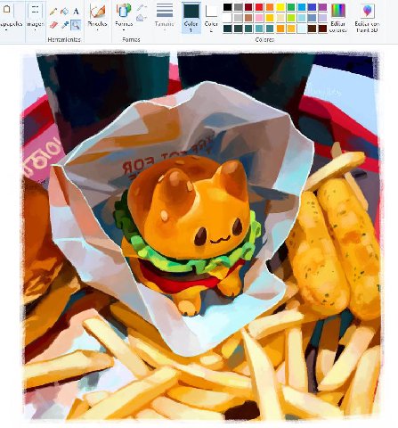 A in у Imagen я Pinceles Formas Color Color Editar Editar con 2 colores Paint Herramientas Formas Colores