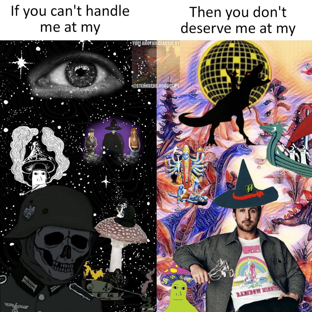 If you can't handle Then you don't me at my deserve me at my pen is