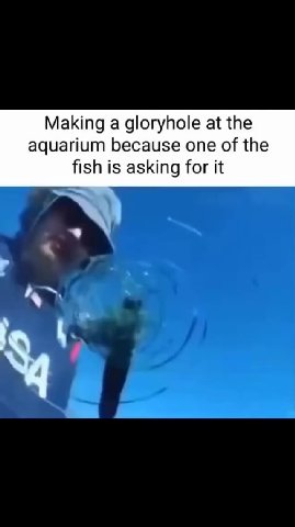 Making а gloryhole at the aquarium because one of the