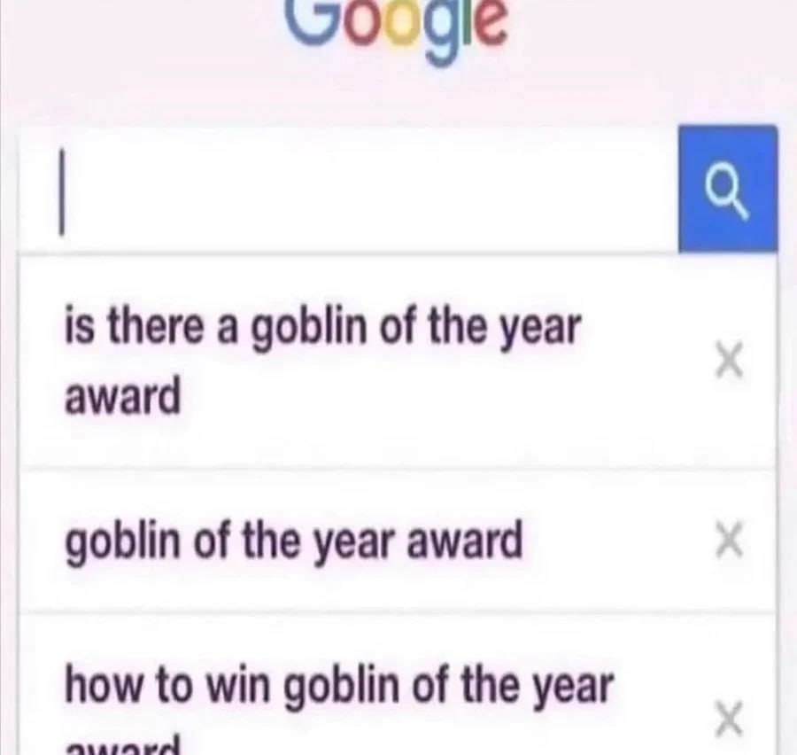 is there a goblin of the year award goblin of the year award how to win goblin of the year