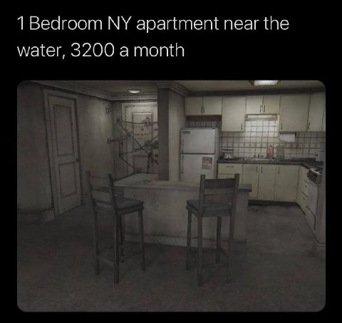 1 Bedroom apartment near the water, 3200 a month