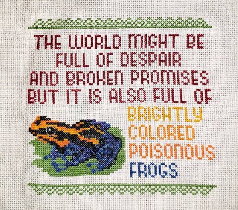 HE MIGHT BE FULL OF DESPAIR AND PROMISES: ALSO FULL OF Bol Be 2 44% 3:3: 4°35 BBR, i $23 :3 Sek 2 FROGS