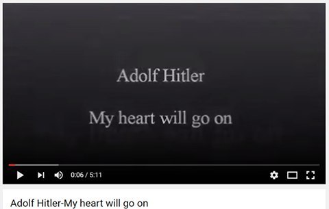 Adolf Hitler My heart will on 0506/51 Adolf Hitler-My heart will on