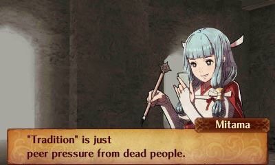 А "Tradition" is just peer pressure from dead people.