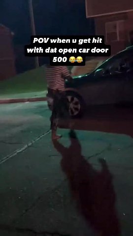 POV when и get hit with dat open car door 500