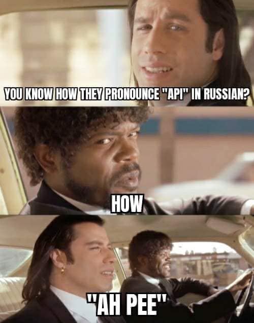 YOU "API" IN HOW PEE"