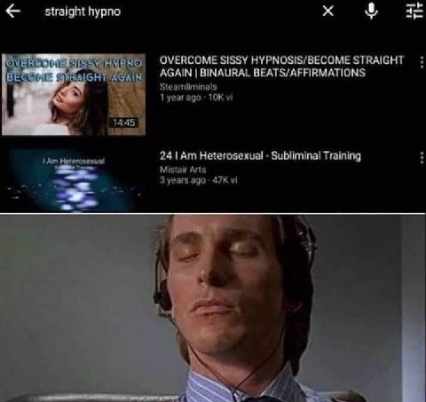 hypno OVERCOME SISSY HYPNOSIS/BECOME STRAIGHT ВЕСЫ AGAIN BINAURAL BEATS/AFFIRMATIONS 1 year ago 1445 241 Heterosexual Subliminal Training Arts 3 years ago у