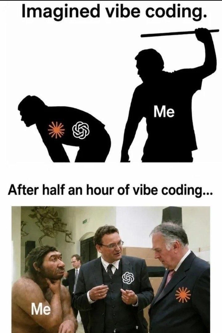 Imagined vibe coding half an hour of vibe coding if
