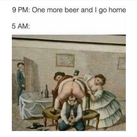 9 One more beer and home 5