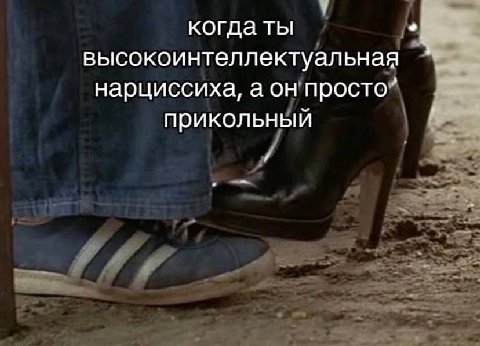 когда ты высокоинтеллектуальная нарциссиха, а он просто’ прикольный