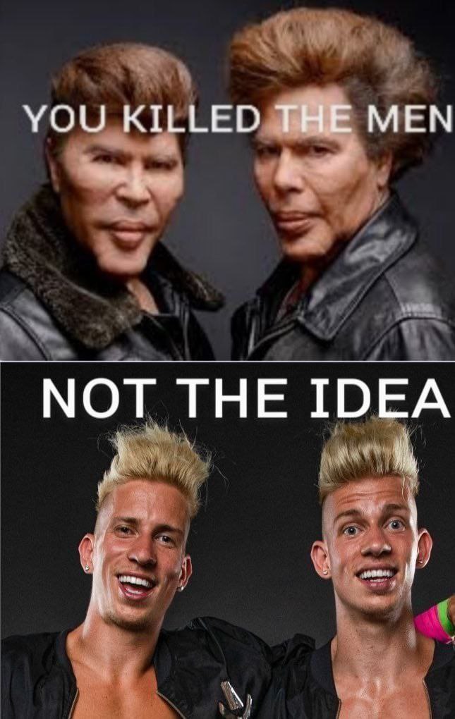 YOU KILLED THE MEN ОТ THE IDEA