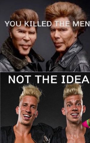YOU KILLED THE MEN ОТ THE IDEA