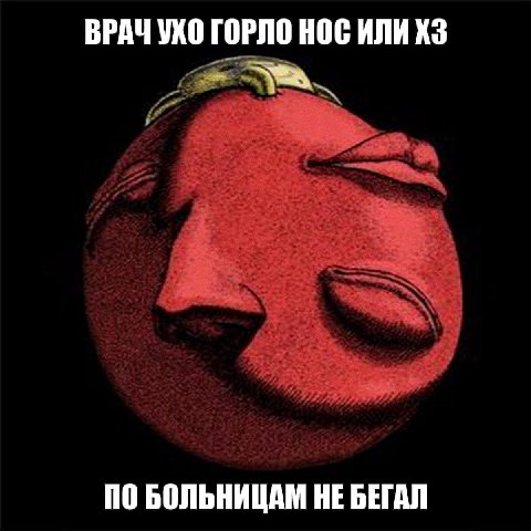 ВРАЧ УХО ГОРЛО HOC ИЛИ ПО БОЛЬНИЦАМ HE БЕГАЛ