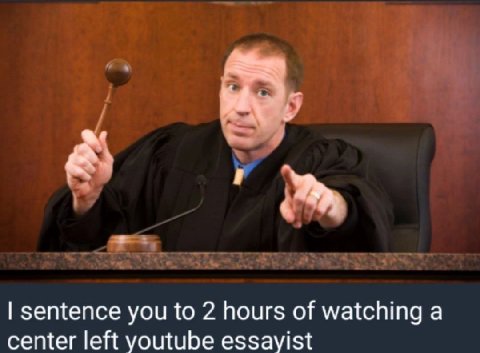 sentence you to 2 hours of watching а center left youtube essayist