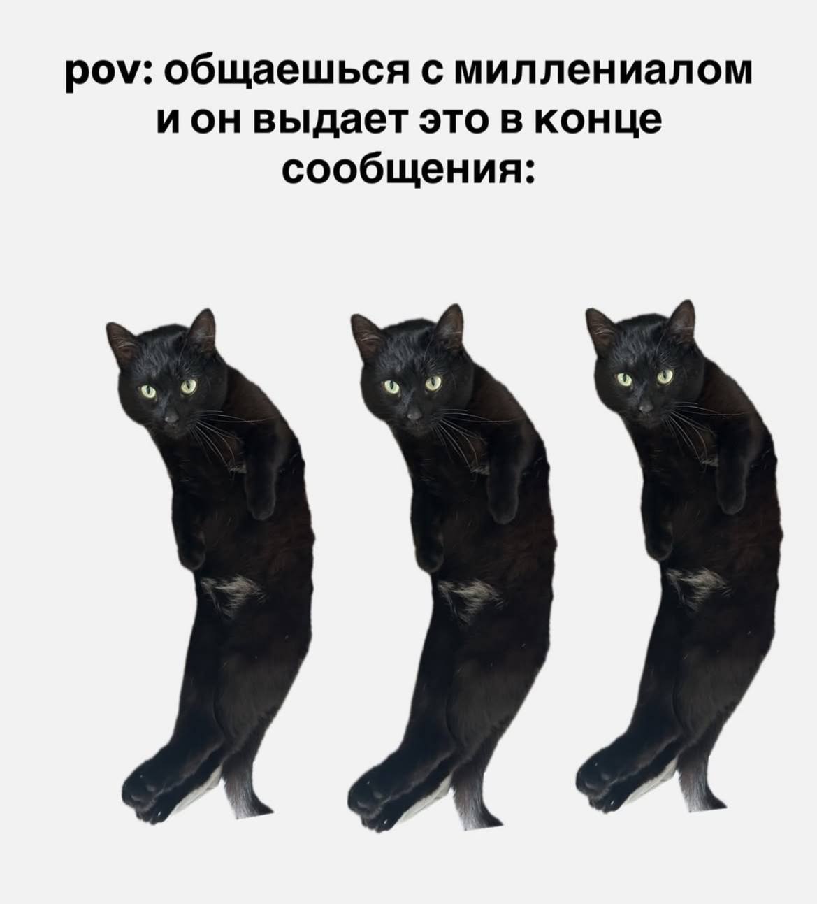роу: общаешься с миллениалом ион выдает это в конце сообщения: