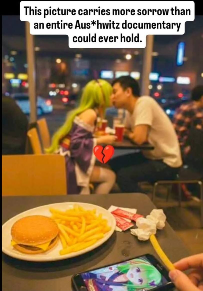 This picture carries more sorrow than an entire Aus*hwitz documentary could ever hold. ere