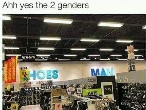 yes the 2 genders 1