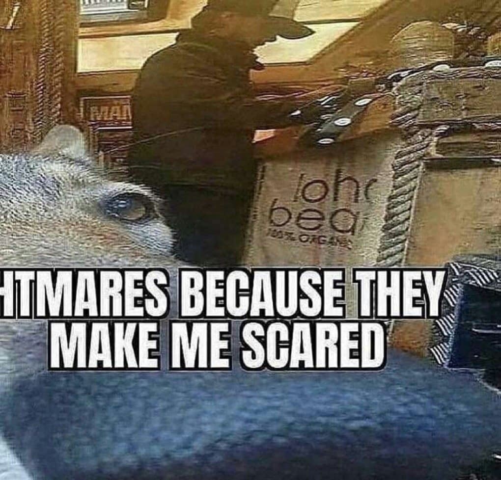 BECAUSE MAKE ME SCARED