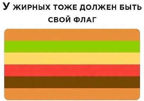 У жирных TOKE ДОЛЖЕН БЫТЬ СВОЙ ФЛАГ