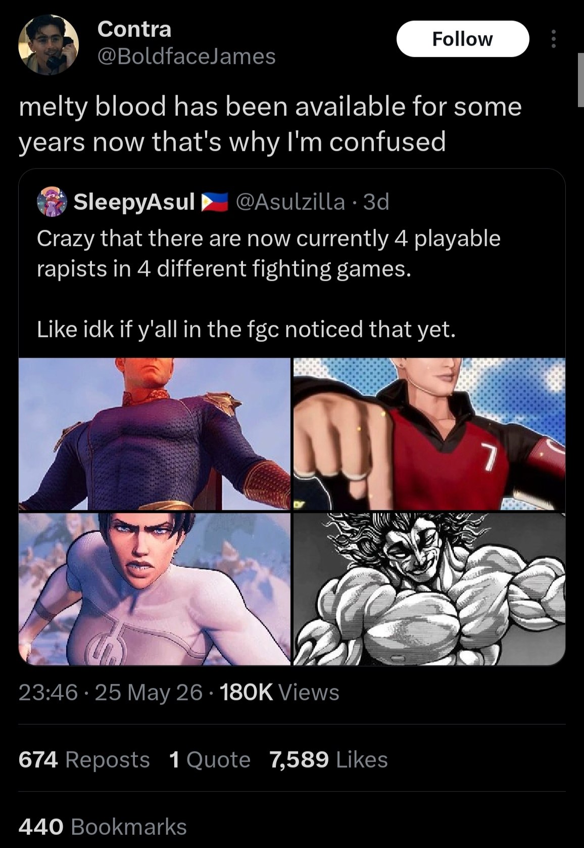 Contra тему blood has been available for some years now that's why confused SleepyAsul Crazy that there are now currently 4 playable rapists in 4 different fighting games. Like idk if y'all in the fgc
