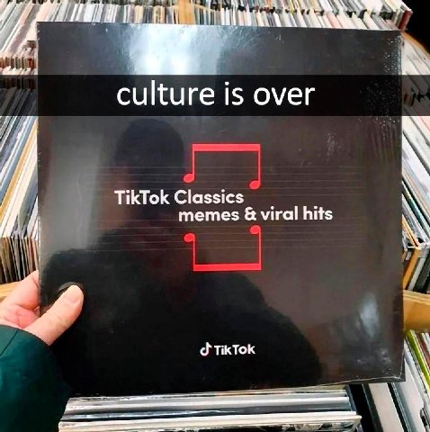 culture is over TikTok Classics memes viral hits TikTok
