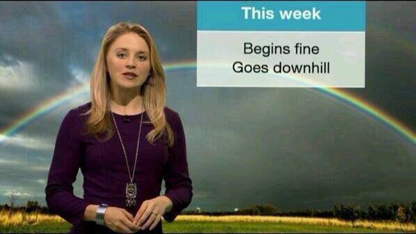 This week Begins fine Goes downhill
