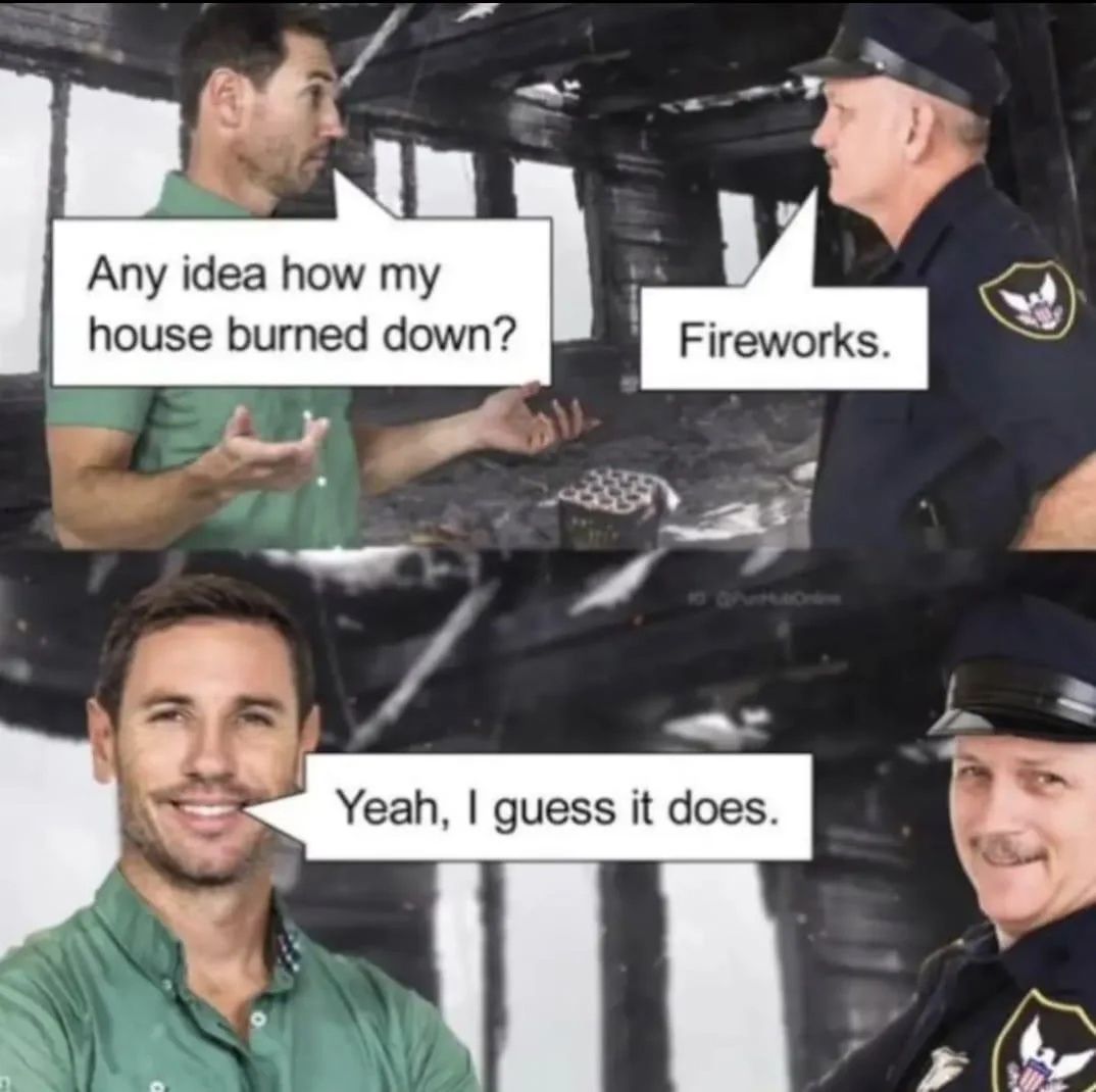 Any idea how house burned down? Yeah, guess it does. 4