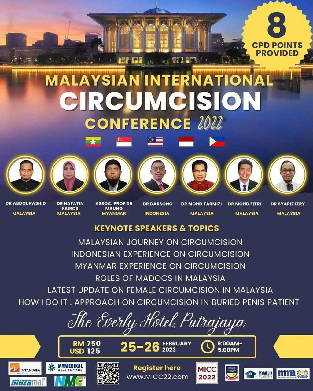 8 CPD POINTS у PROVIDED MALAYSIAN АВРО1 RASHID HAFATIN ASSOC. PROF DARSONO МОНО РТА SYARIZIZRY FAIROS MAUNG MALAYSIA MALAYSIA MYANMAR INDONESIA MALAYSIA MALAYSIA MALAYSIA KEYNOTE SPEAKERS TOPICS MALAY