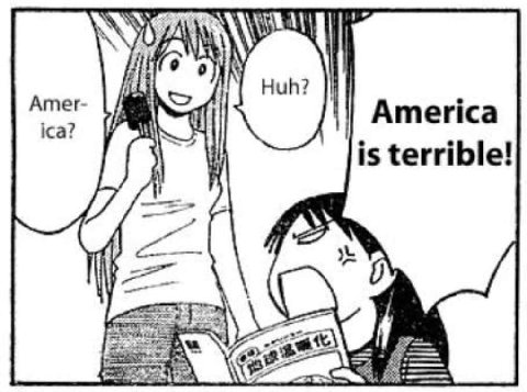 America is terrible!