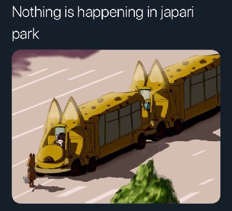 Nothing is happening in japari park A