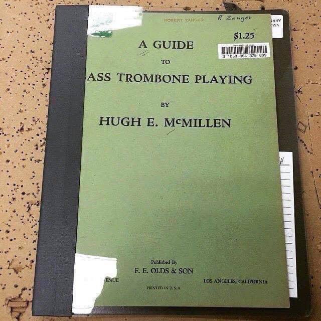 2 А $1.25 3 1658 064 378 809 то ASS TROMBONE PLAYING HUGH MCMILLEN 4 2 У