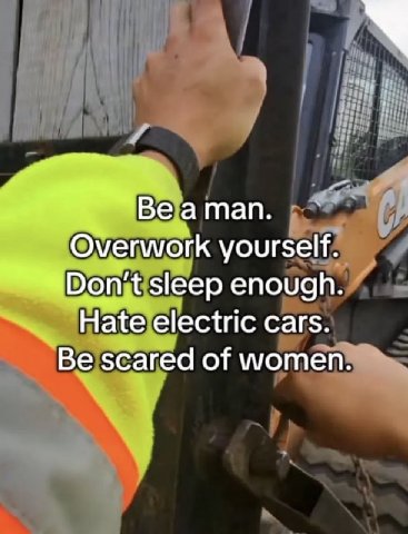 aman. Overwork yourself. Don't sleep enough. Hate electric cars. Be scared of women