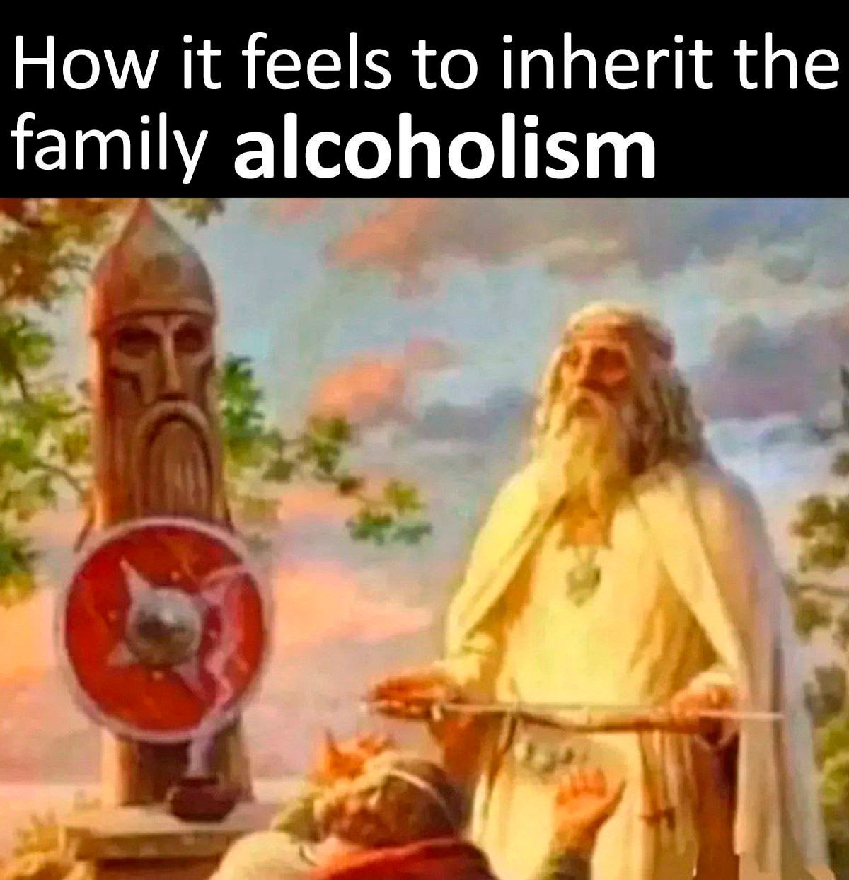 How К feels to inherit the family alcoholism