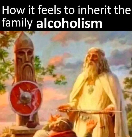 How К feels to inherit the family alcoholism