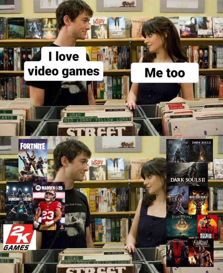 8 video games Me too i DARK a 7 DARK SOULSII