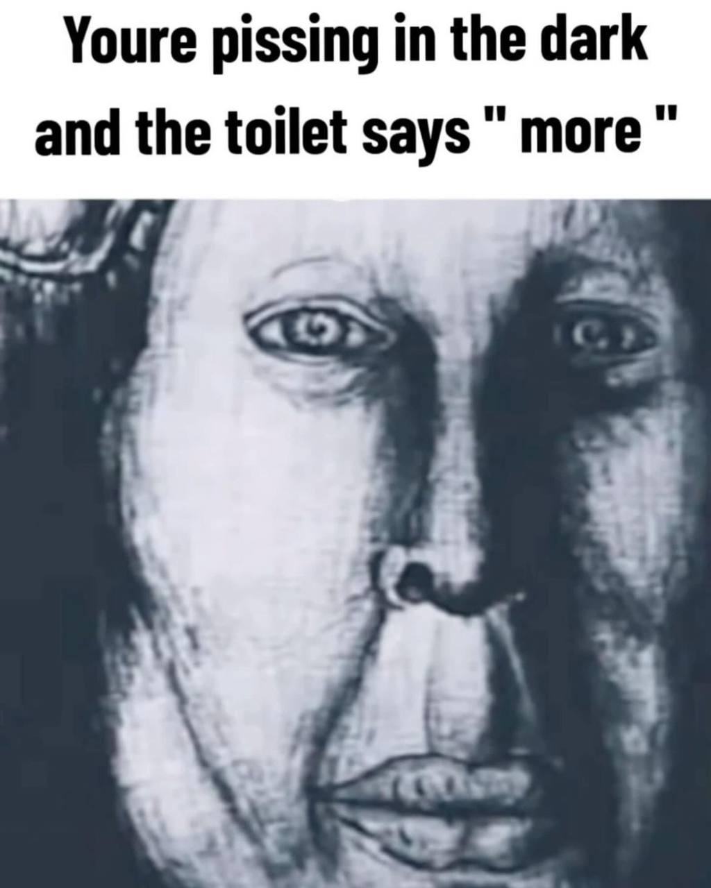 Youre pissing in the dark and the toilet says more crm ene?