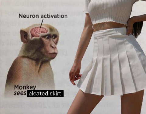Neuron activation 7 onke pleated skirt