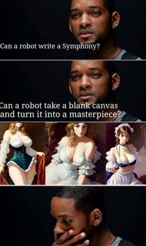 Can а robot write а сап а robot take а blank canvas and turn it into a