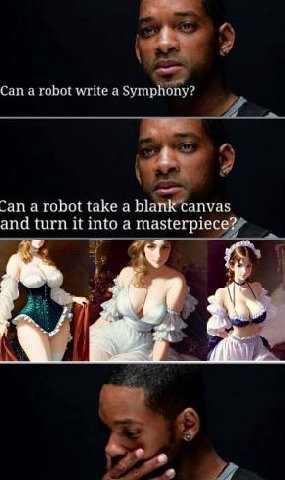 Can а robot write а сап а robot take а blank canvas and turn it into a
