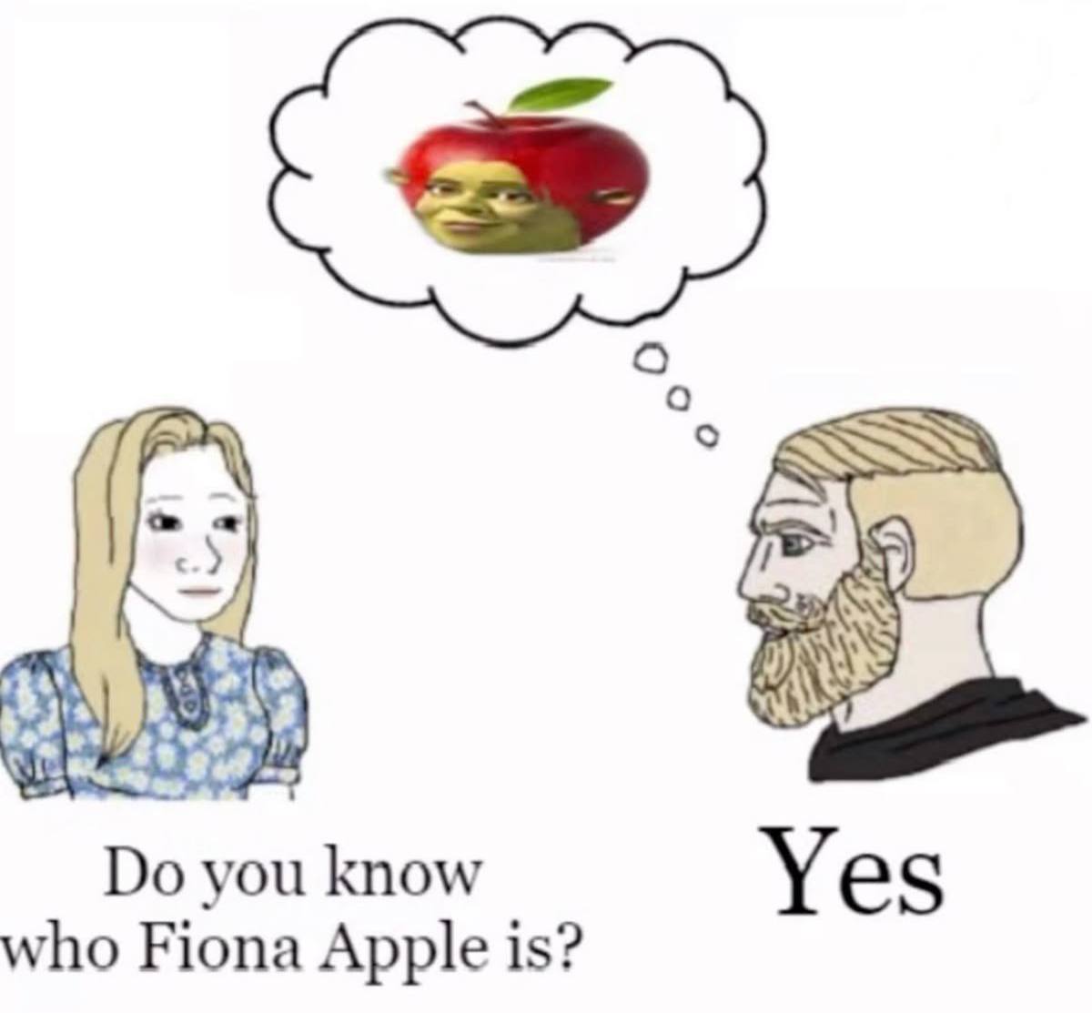 9) you know Yes who Fiona Apple is?