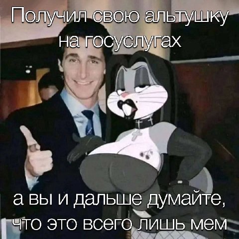 Получил свою альтушку на госуслугах а вы и дальше думайте, что это всего лишь мем