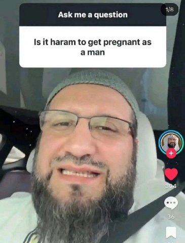 1/8 Ask me a question Is it haram to get pregnant as aman 304
