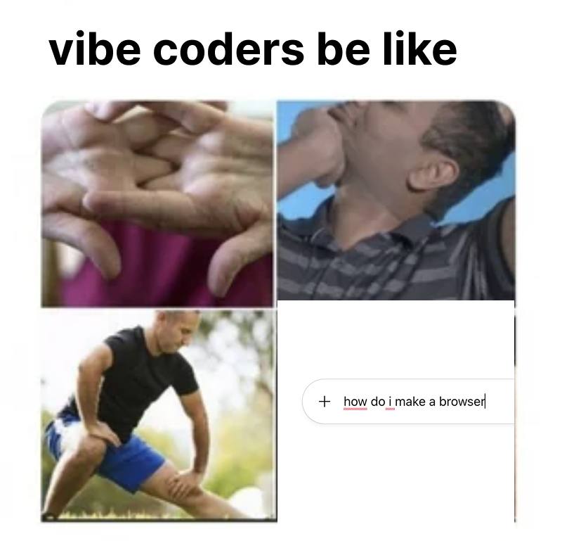 vibe coders like how doi make a