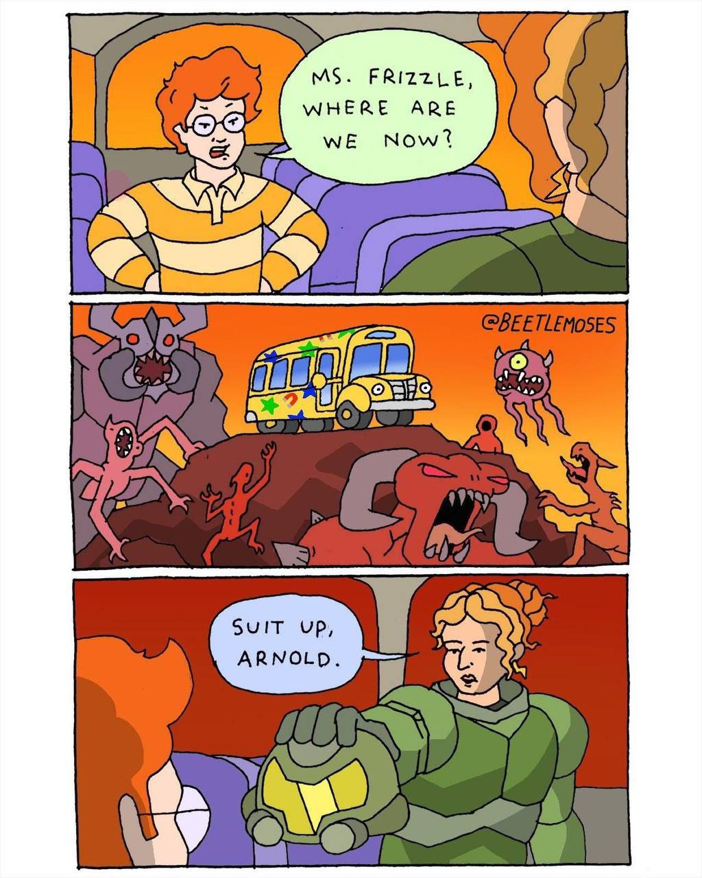 WHERE ARE FRIZZL WE Now? бит UP, ARNOLD.
