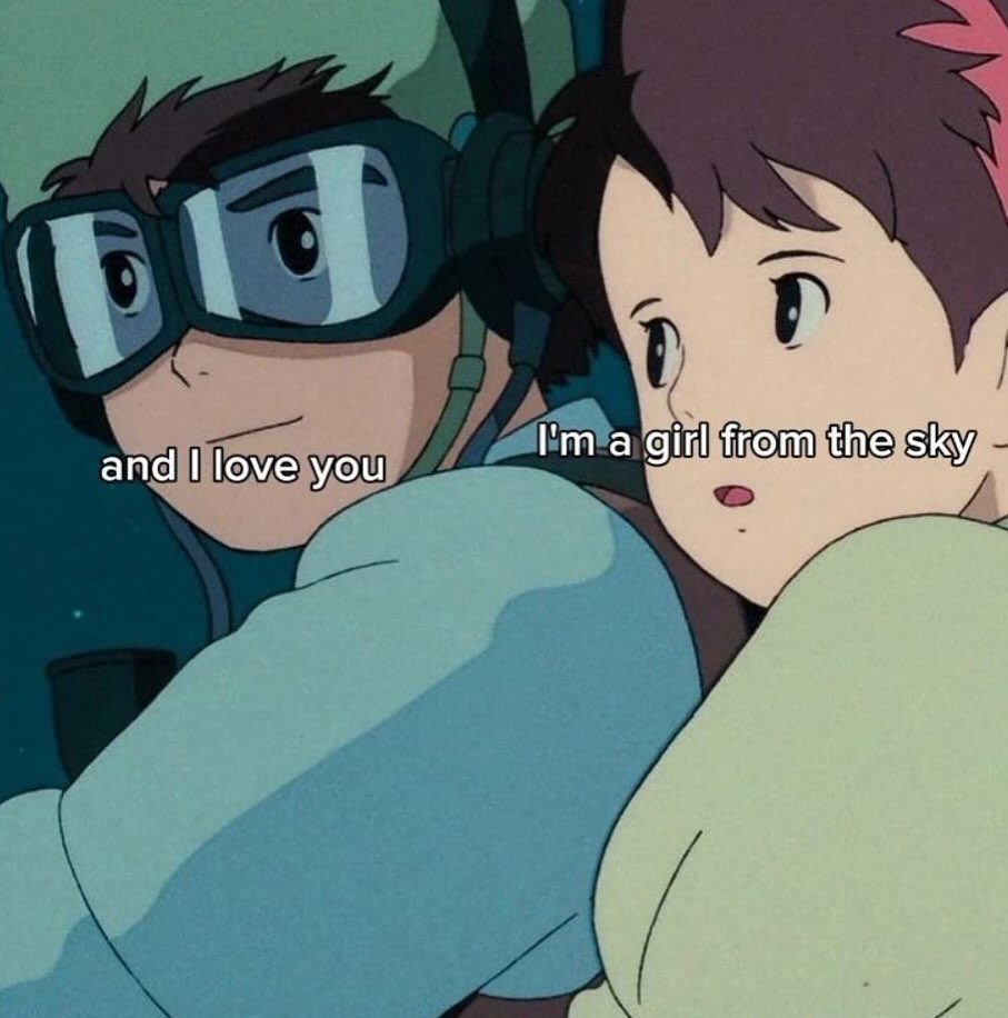 and love you a girl from the sky