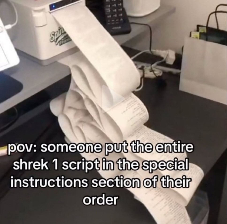 pov: shrek 1 instructions order