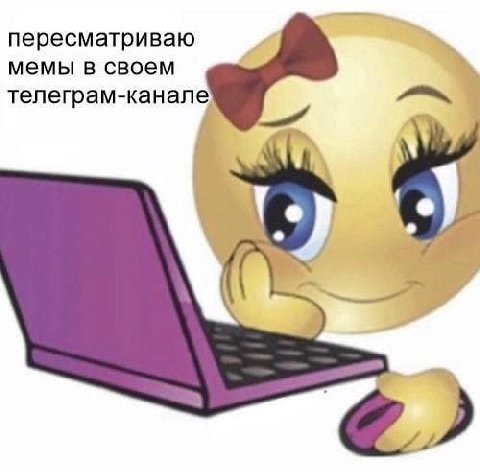 пересматриваю мемы в своем телеграм-канале у
