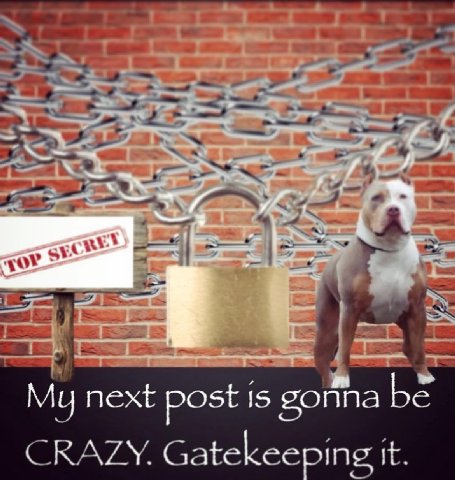 My next post is be
