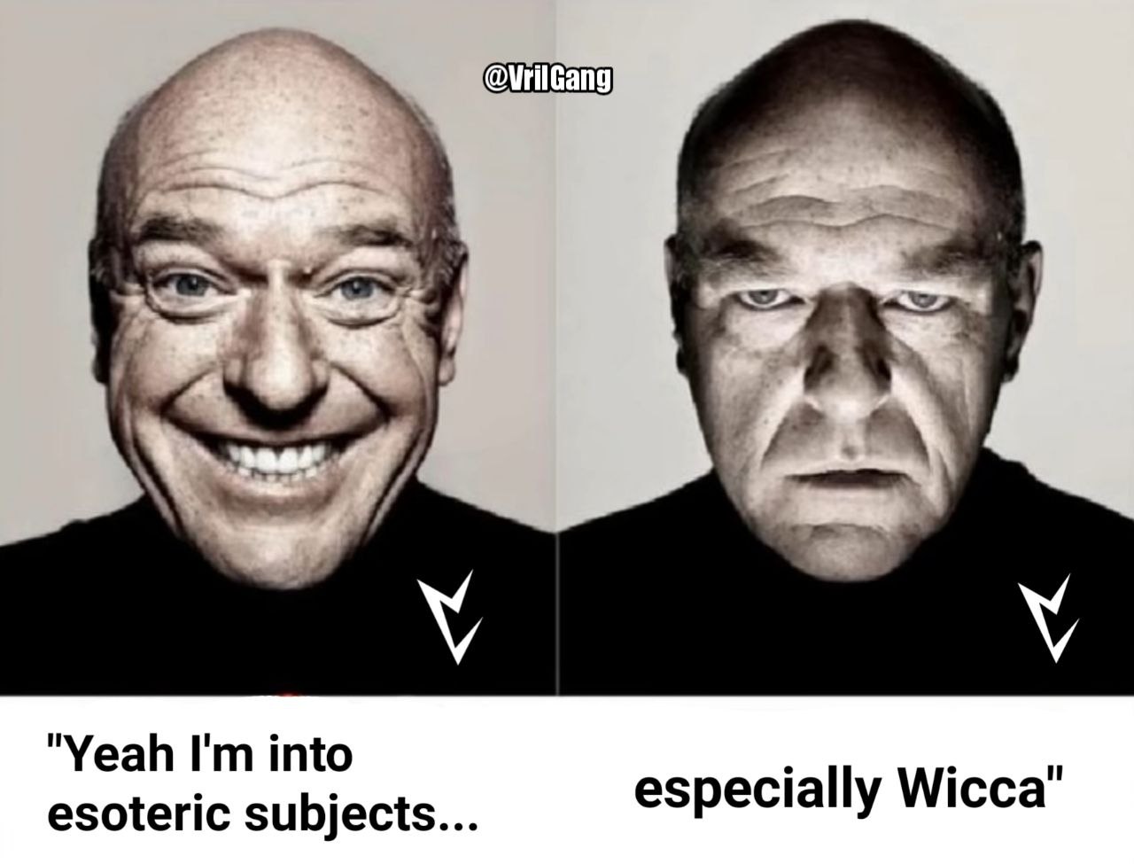 "Yeah into Wicca’ esoteric subjects... especially Wicca